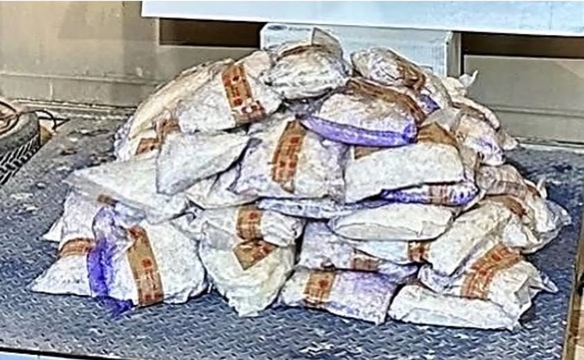 Incautan $3.3 MDD en Metanfetaminas en el Puente 1 de EP