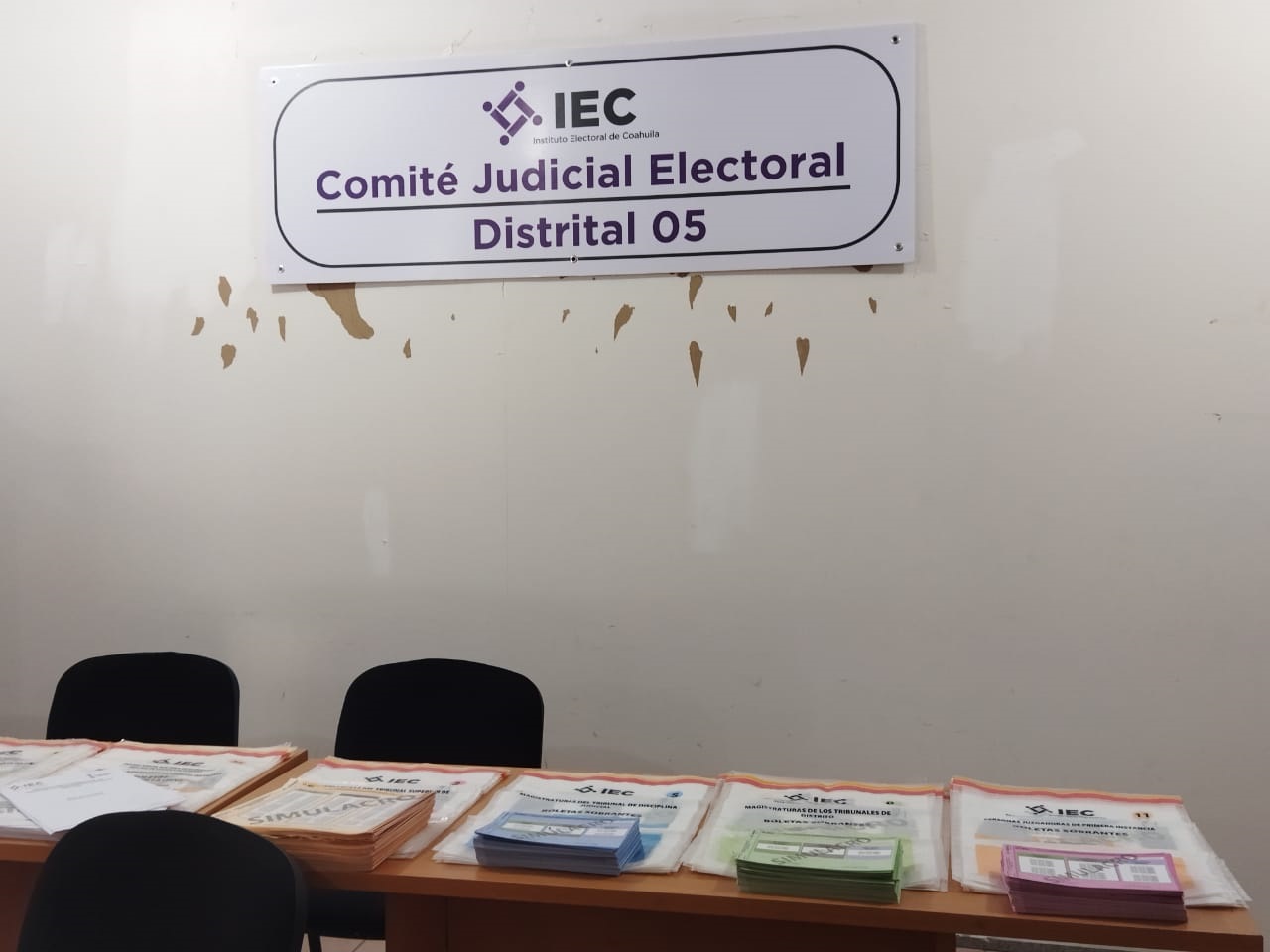Todo listo para la jornada electoral del domingo 1 de junio