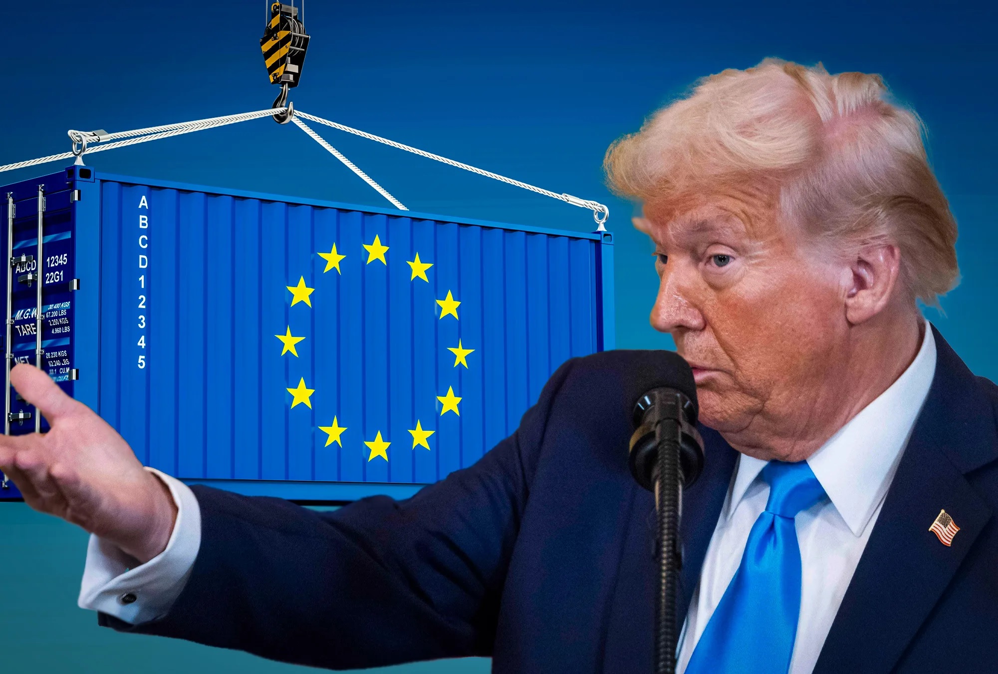 Trump pospone arancel a la UE hasta el 9 de julio