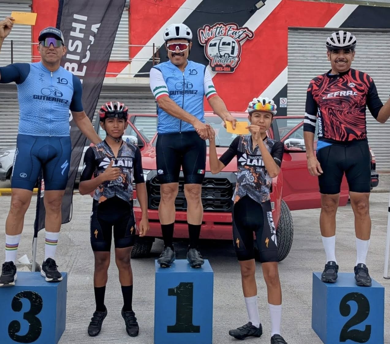 Triunfa Gutiérrez “Team” en competencia ciclista