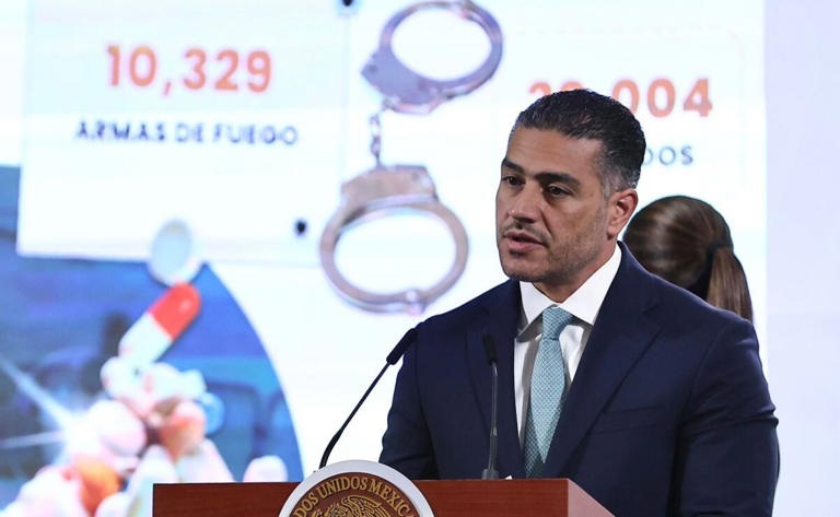 Harfuch exhibe a jueces; resalta «alarmantes» determinaciones judiciales que han liberado a más de 100 delincuentes