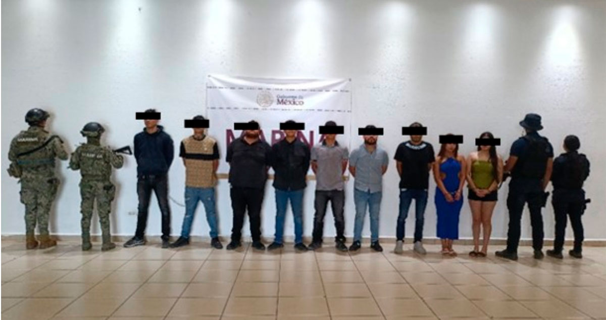 Capturan a 9 presuntos miembros de ‘Los Salazar’ en Sonora