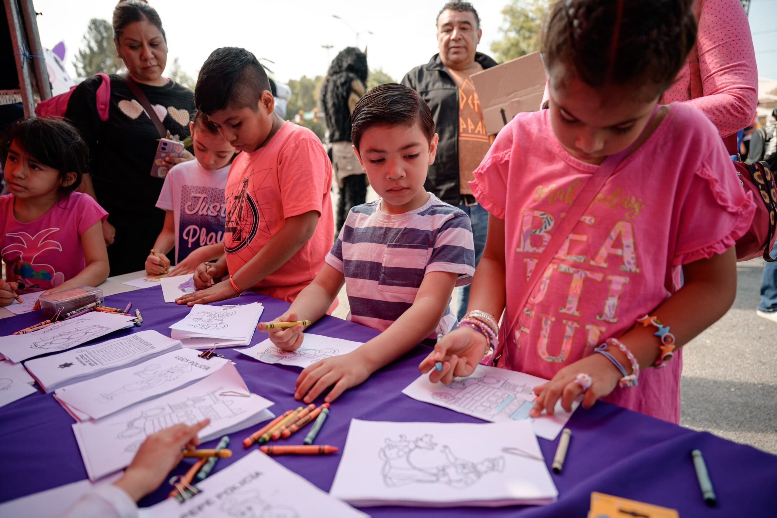 Celebran a niñas y niños en Ruta Recreativa Por Amor a Saltillo
