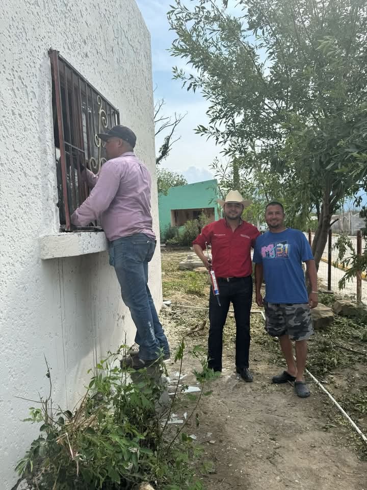 Subsanan daños materiales en Progreso que dejó tromba