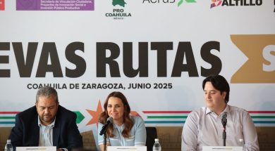 006 COAHUILA FORTALECE CONECTIVIDAD AÉREA CON NUEVAS RUTAS SALTILLO- MONTERREY-MONCLOVA OPERADAS POR AERUS