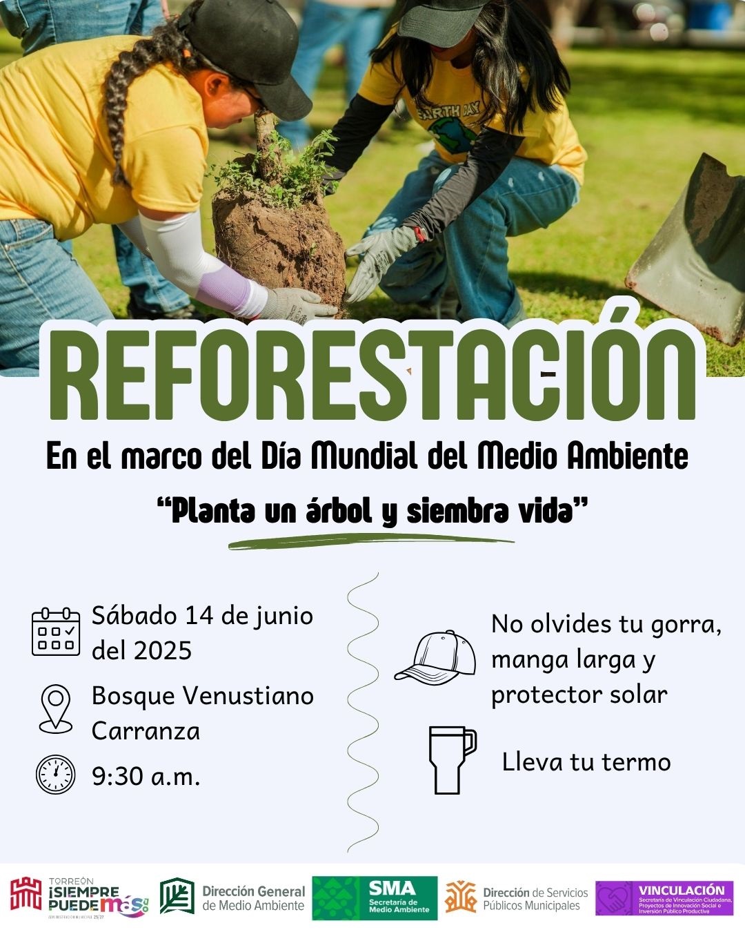 Invitan a la jornada de reforestación “Planta un árbol y siembra vida”