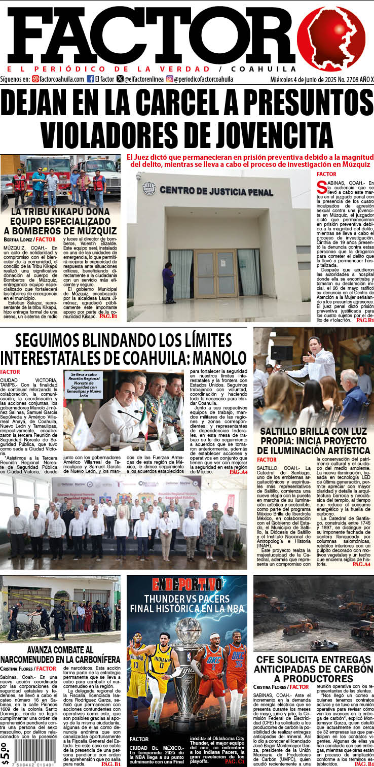 4 DE JUNIO DE 2025