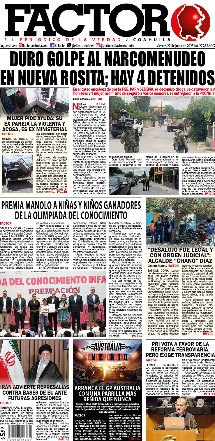 27 DE JUNIO 2025
