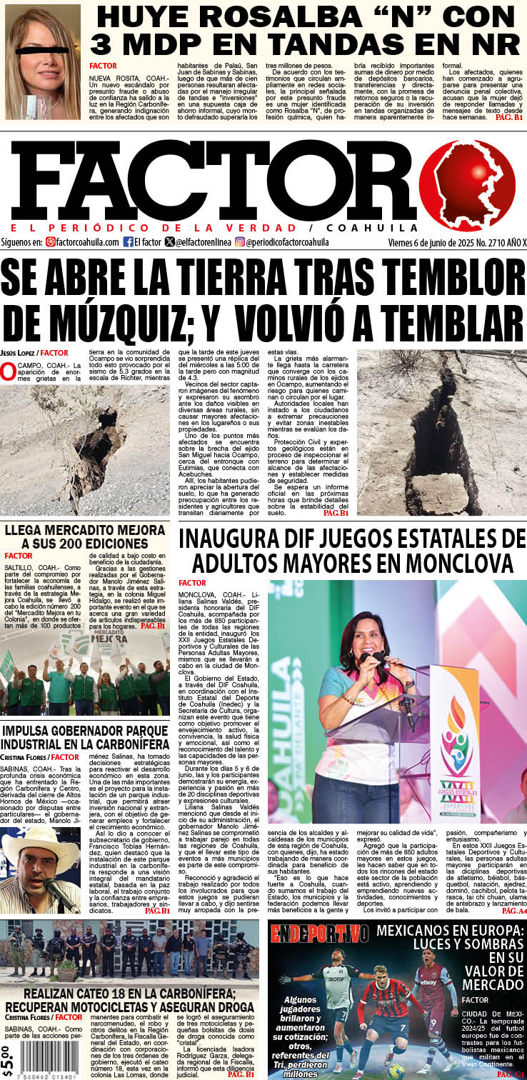 6 DE JUNIO 2025