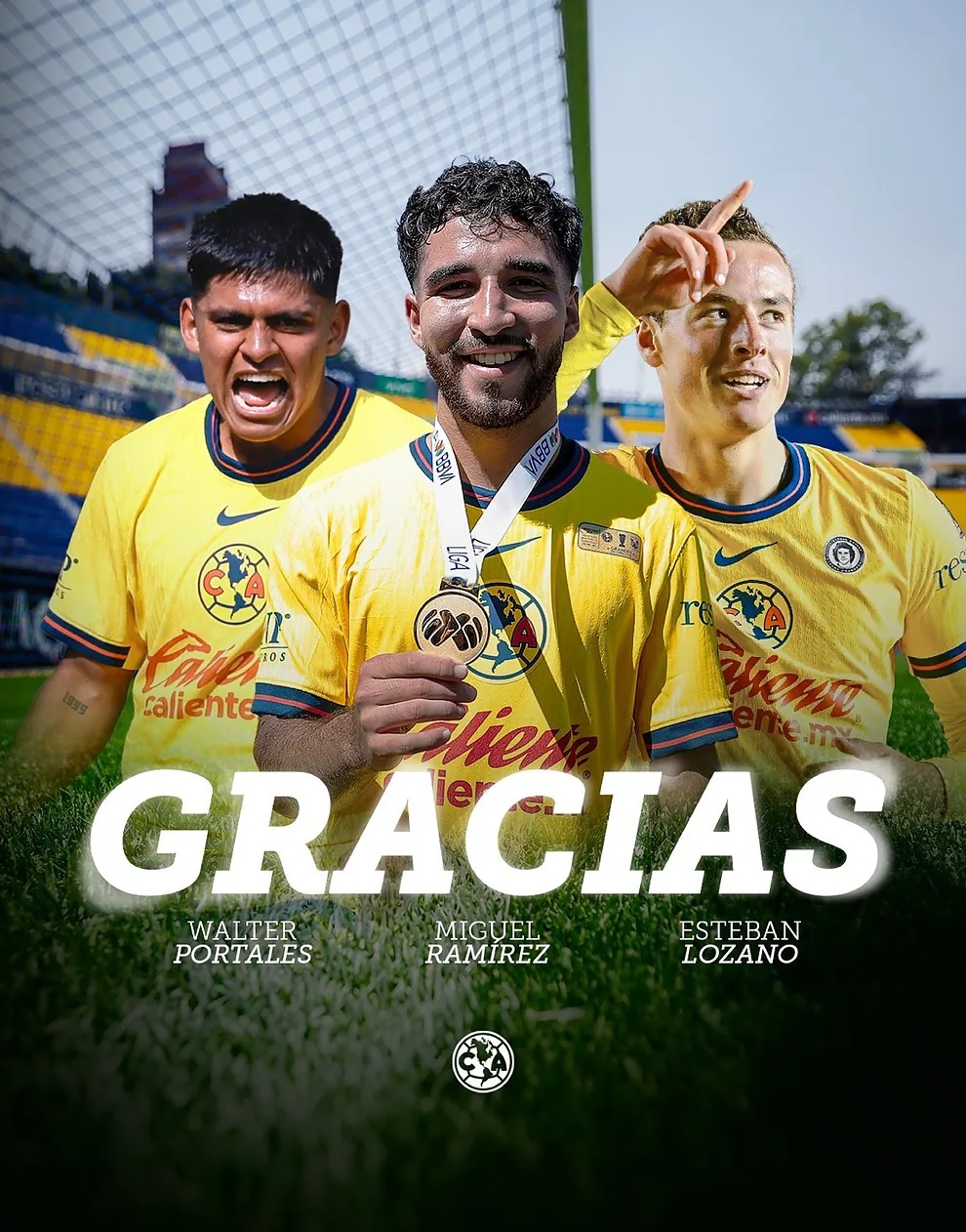 América da las gracias a tres jóvenes promesas y los cede al Puebla para el Apertura 2025