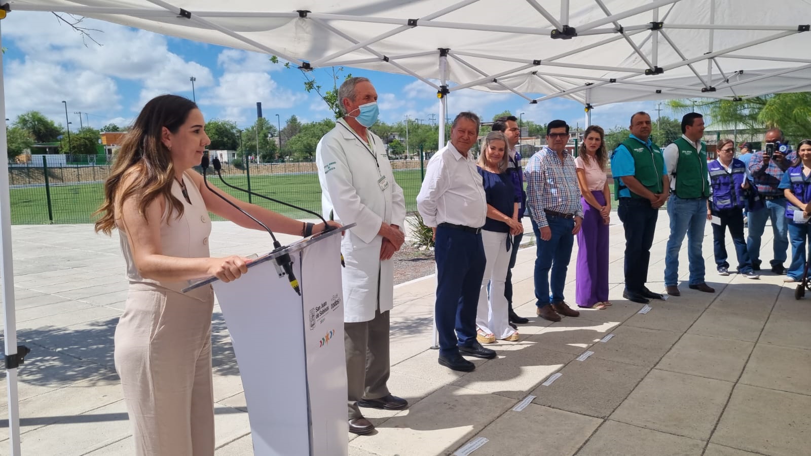 Entrega de Tarjetas de la Salud Popular en San Juan de Sabinas