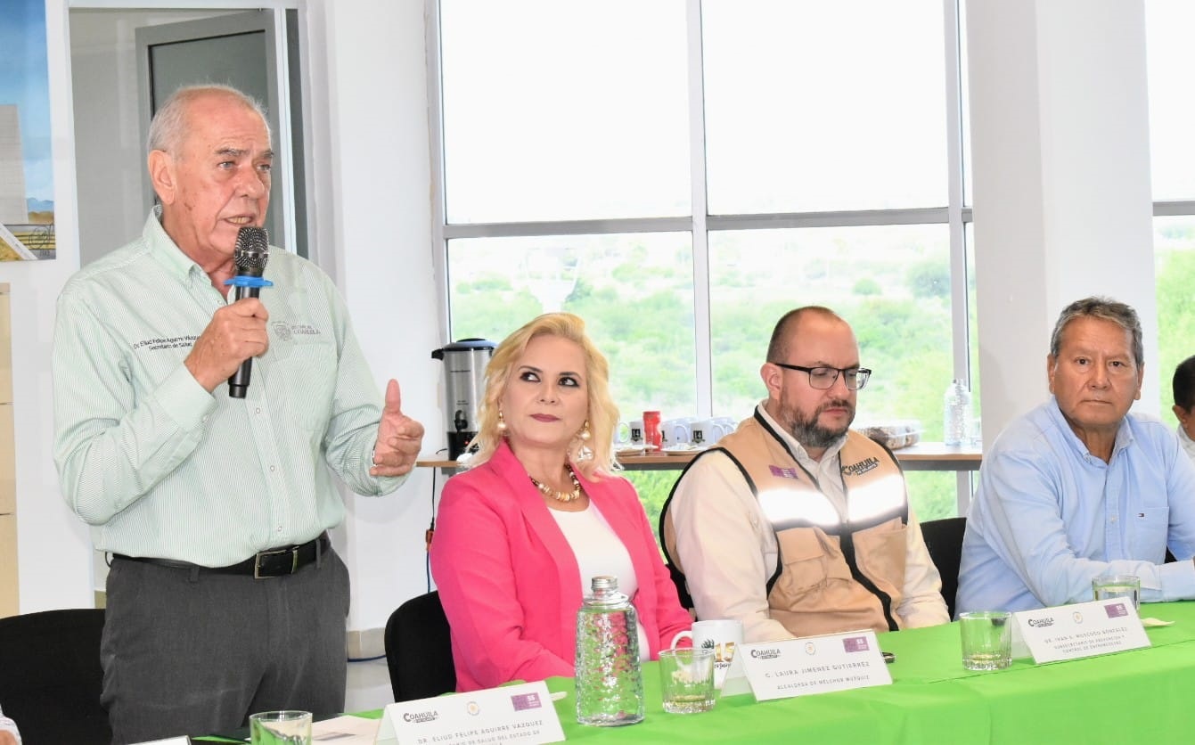 GOBIERNO DE COAHUILA UNIFICA ESFUERZOS PARA PREVENIR DENGUE Y RICKETTSIA EN LA REGIÓN CARBONÍFERA