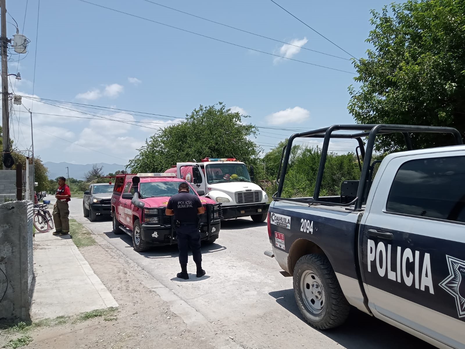 ABANICO DE AIRE HÚMEDO PROVOCA INCENDIO EN UNA VIVIENDA EN LA NOGALERA