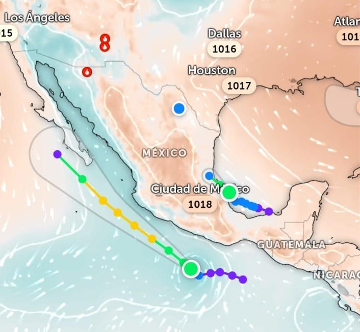 Por tormenta tropical Barry y Flossie habrá lluvias en la carbonífera