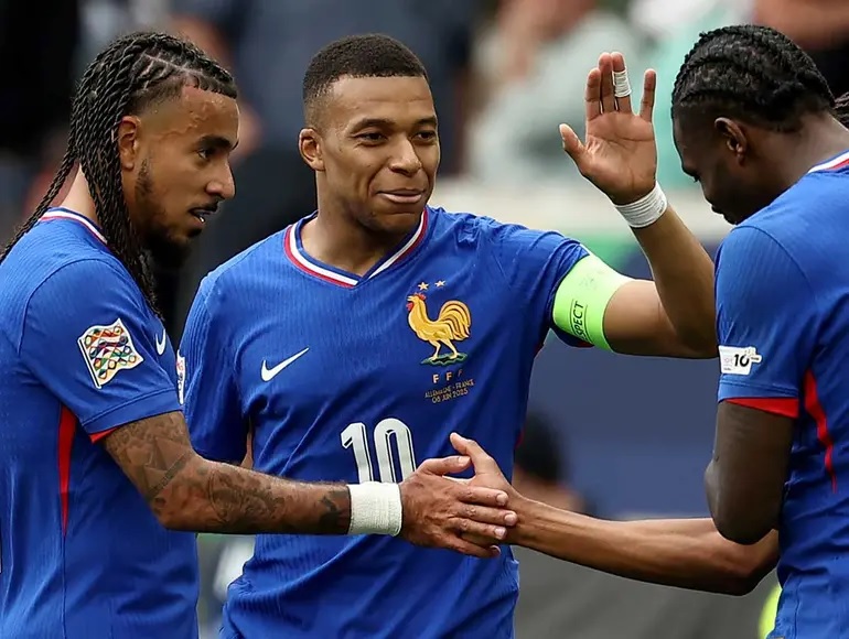Francia se impone a Alemania y se queda con el tercer lugar de la Liga de Naciones