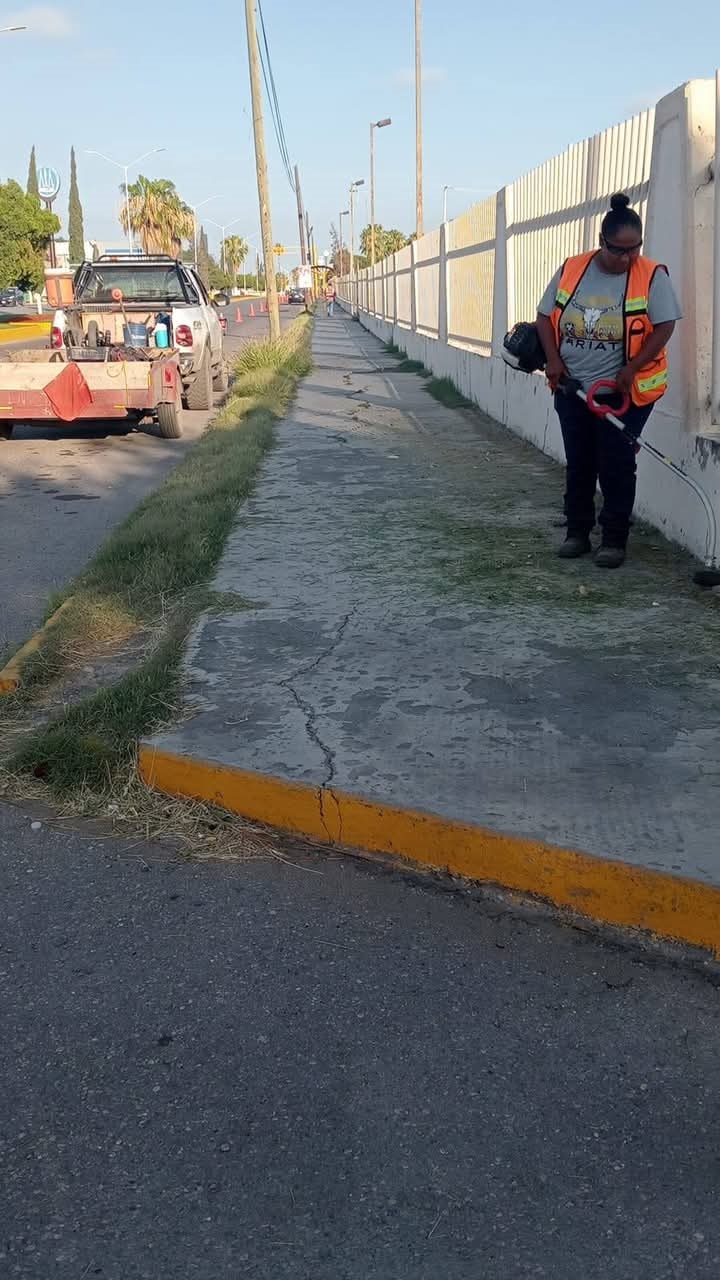Nueva Rosita se esfuerza por mantener espacios públicos limpios y ordenados