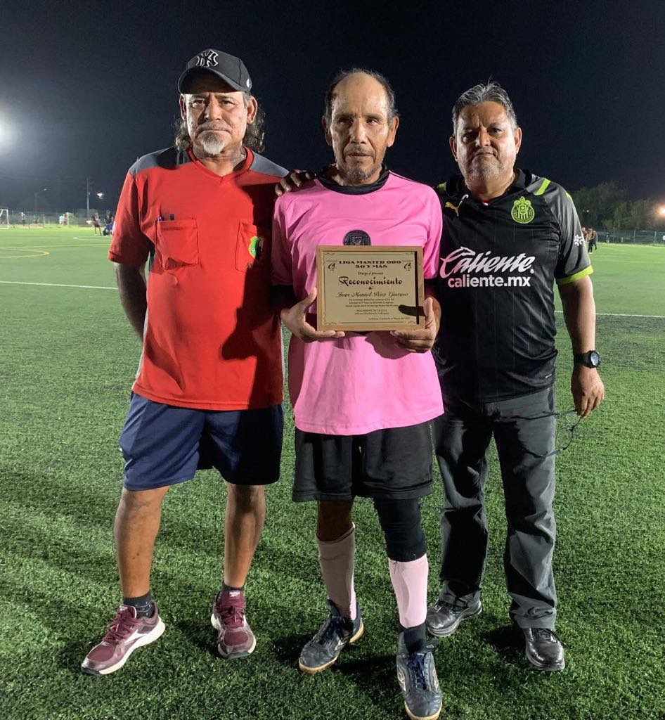 Reconocen a 3 experimentados futbolistas