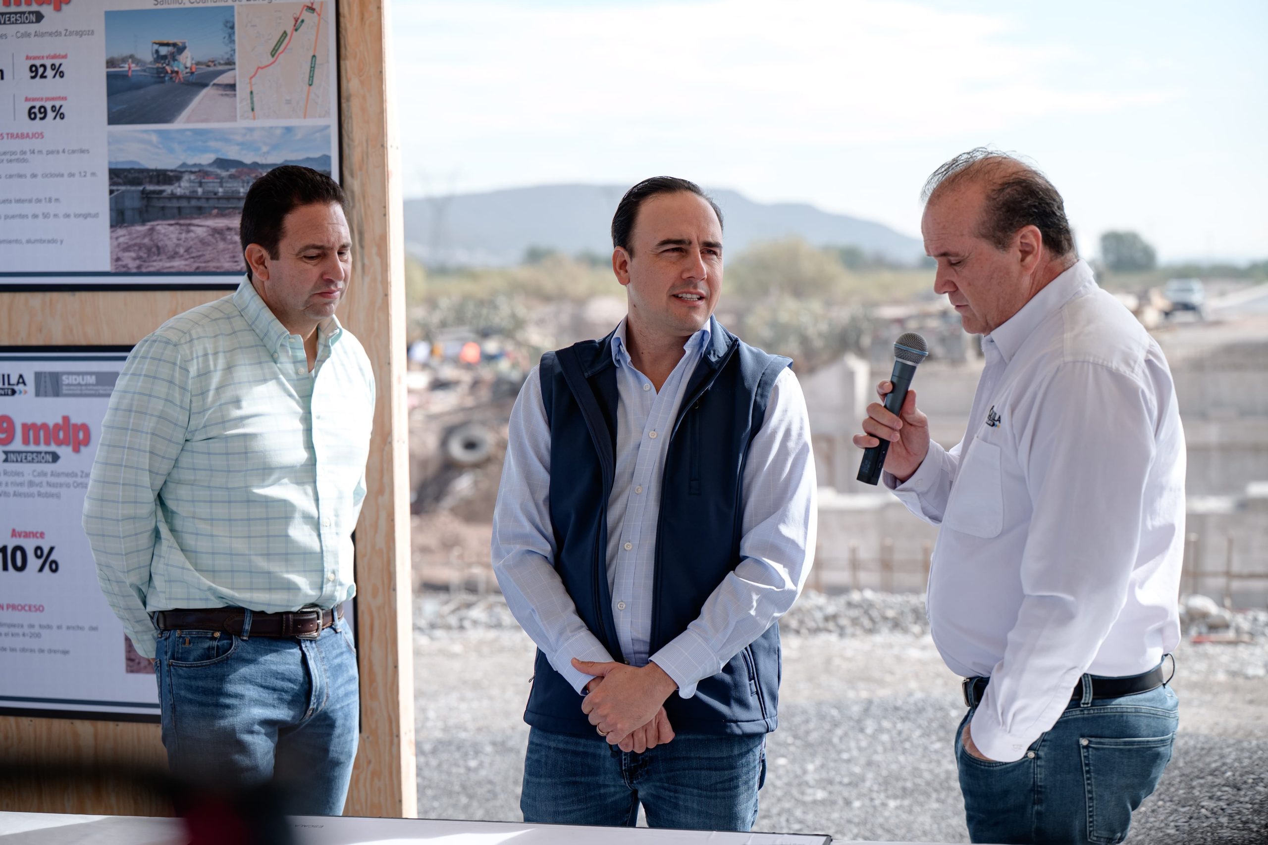 INVIRTIENDO 2 MIL MDP AVANZAN GRANDES OBRAS EN COAHUILA: MANOLO