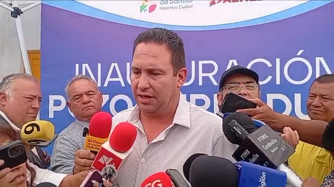 Saltillo incrementará su capacidad hídrica con inversión de nuevos pozos: Javier Díaz