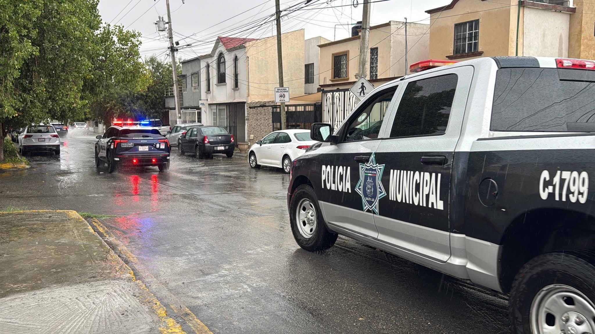 Lluvias provocan afectaciones en diversos puntos de Saltillo
