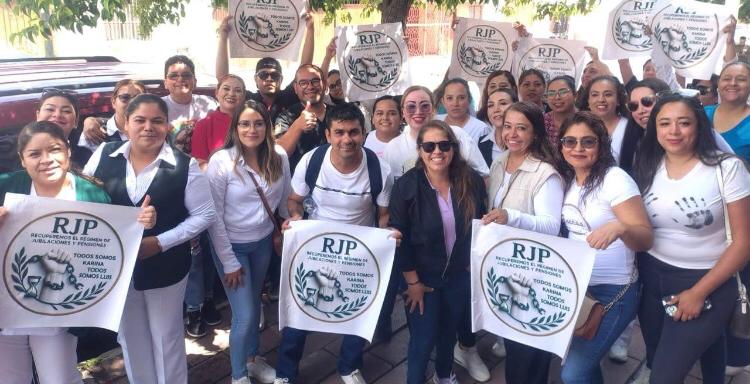 Trabajadores del IMSS exigen rescate del Régimen de Jubilaciones y Pensiones; denuncian amenazas y represalias