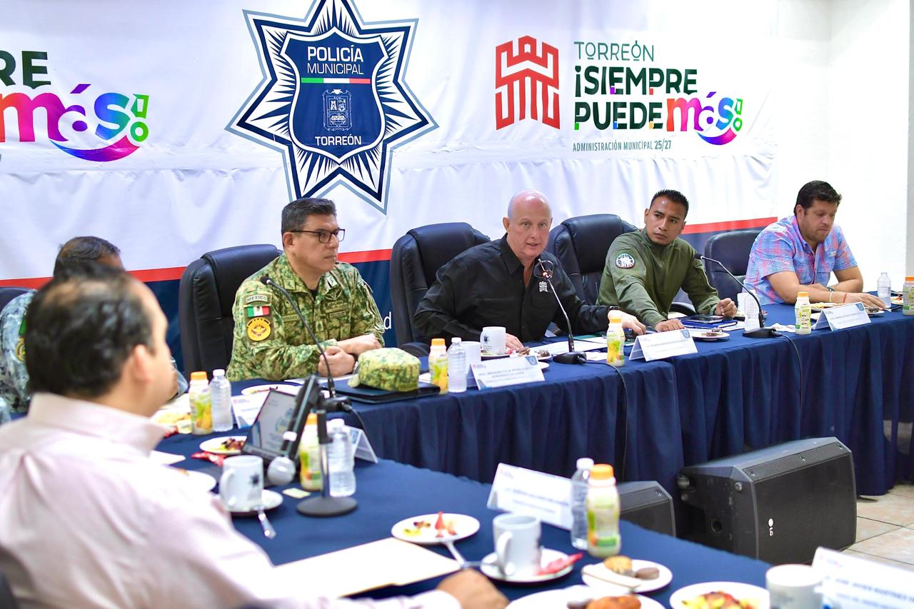 Román Alberto Cepeda González revisa Plan de Atención a Lluvias; además destacan interés de otros estados en el Sistema de Justicia Cívica que se implementa en Torreón