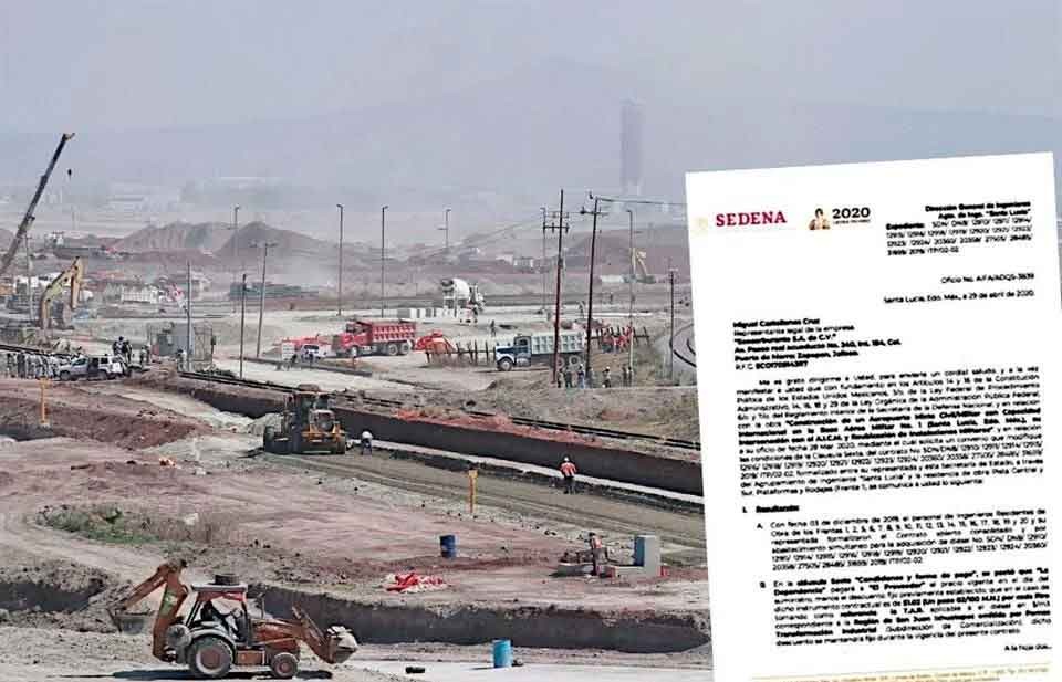 Compró Sedena diésel robado para construir AIFA