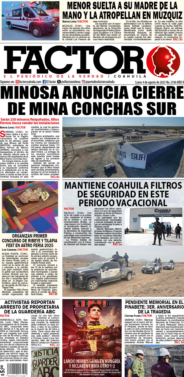 4 DE AGOSTO 2025