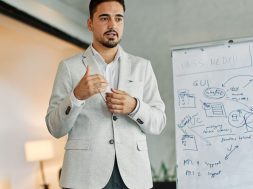Group,Of,Young,Business,People,Having,A,Meeting,Or,Presentation