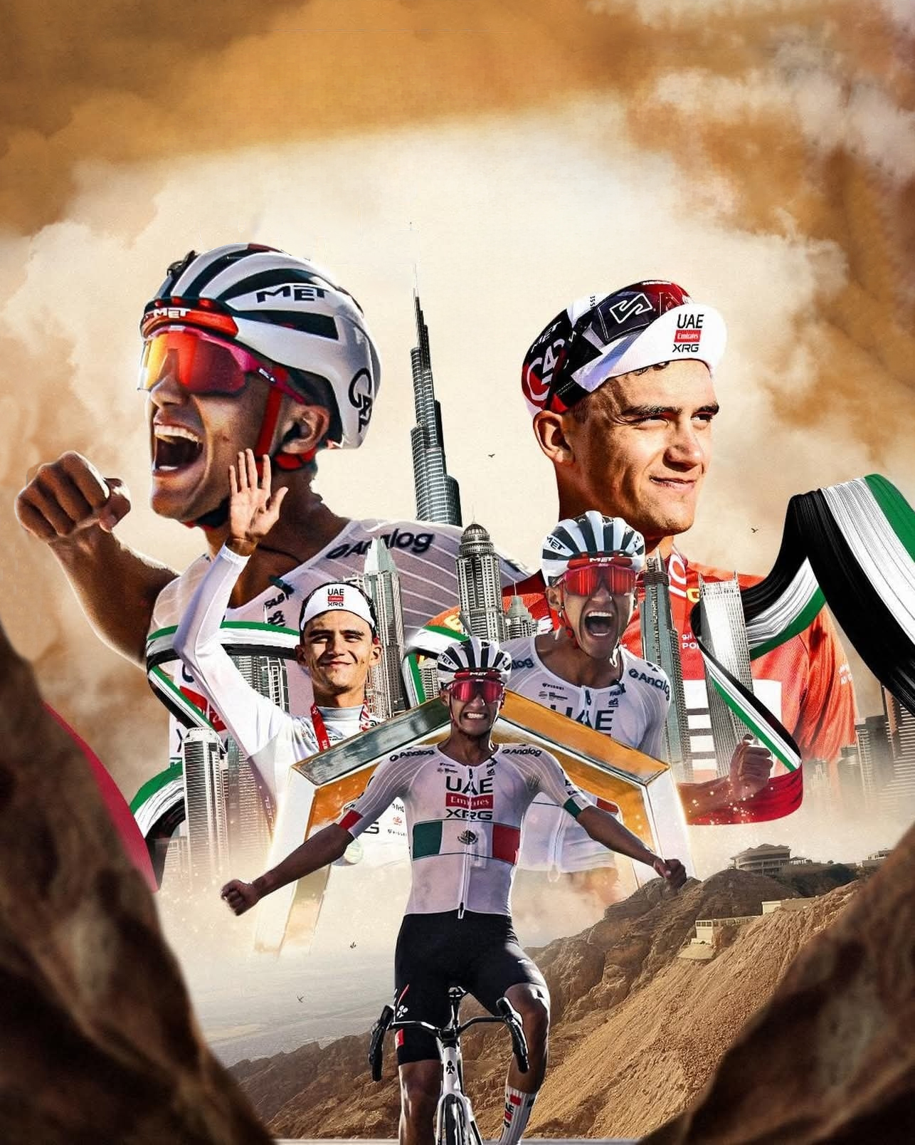 Isaac del Toro se corona campeón en el UAE Tour y hace historia para el ciclismo mexicano