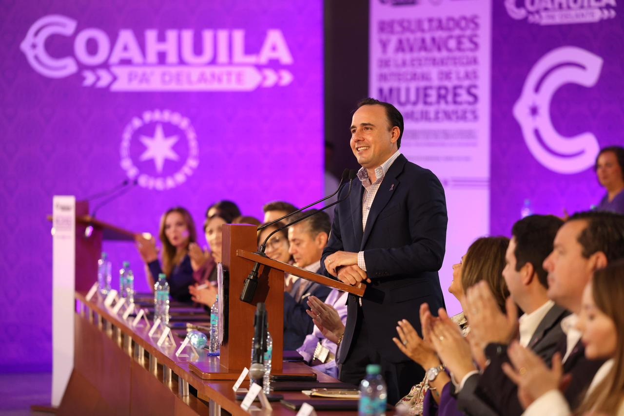 EN COAHUILA TRABAJAMOS TODOS LOS DÍAS POR EL BIEN DE LAS MUJERES: MANOLO