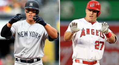 Aaron Judge y Mike Trout