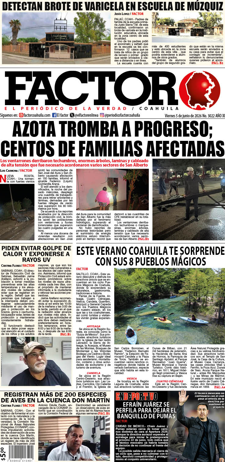 5 de junio 2026