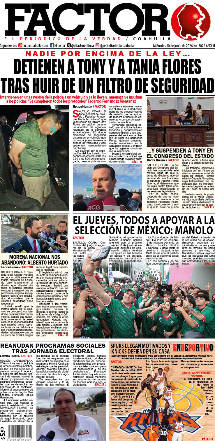 10 de junio 2026