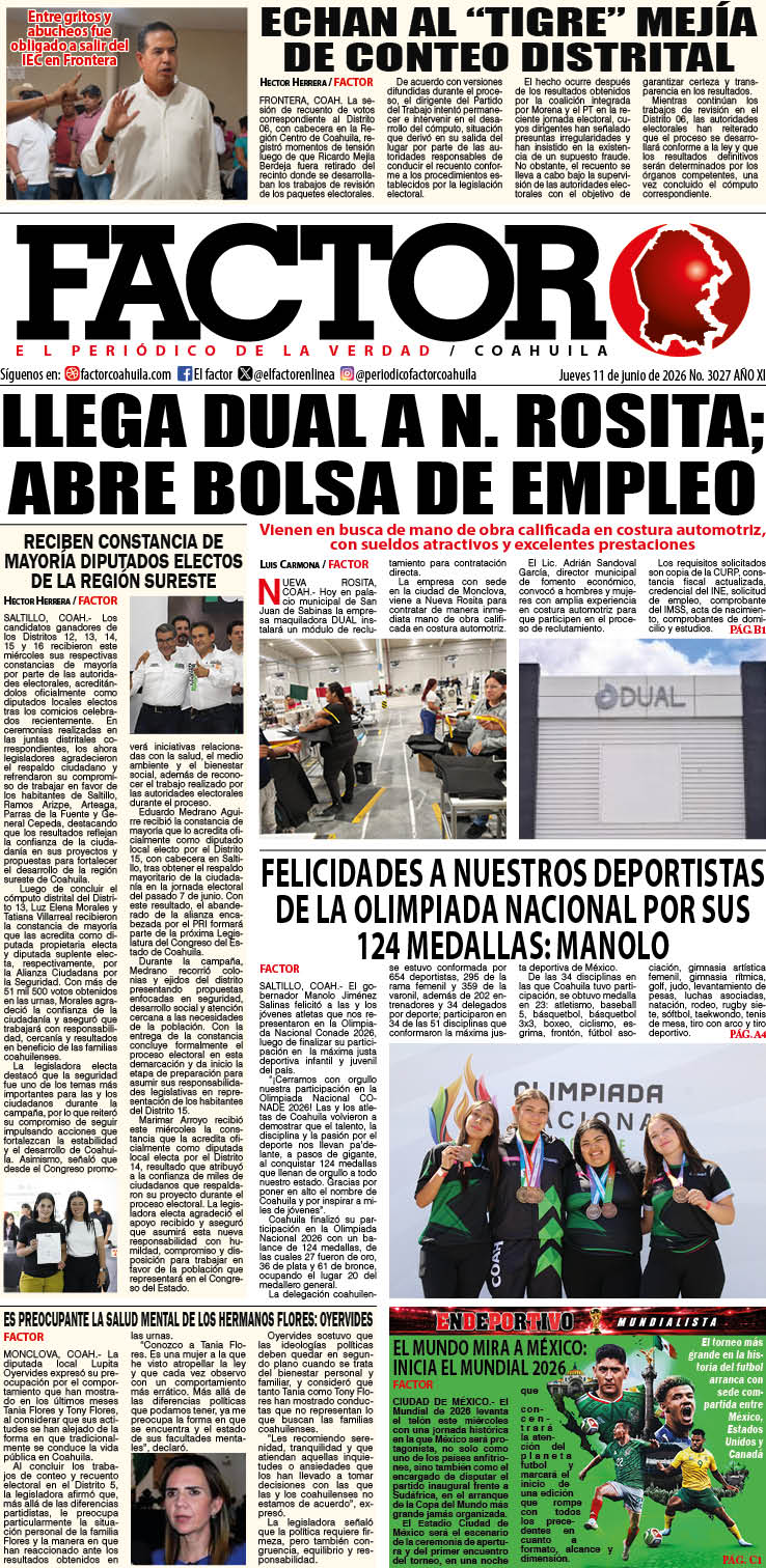 11 de junio 2026