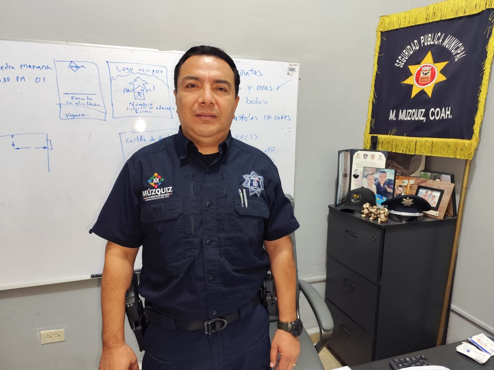 Fuerzas Policiacas en operativo ante periodo electoral