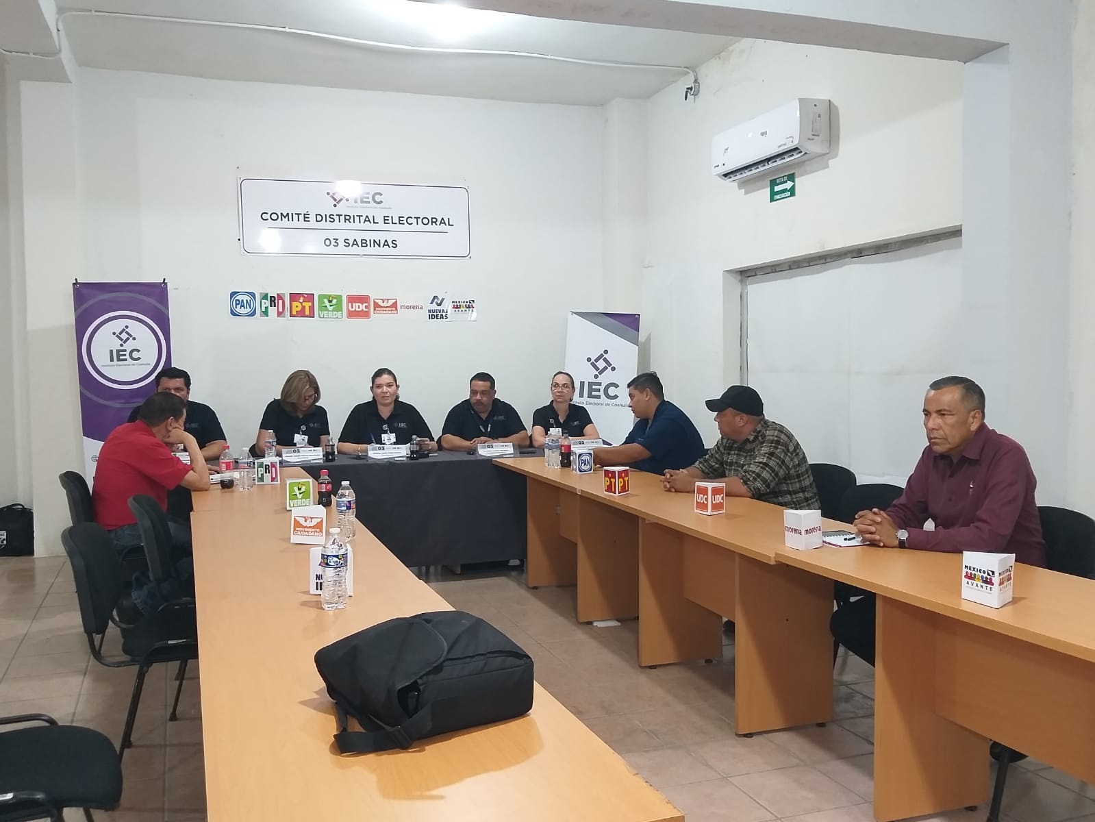 Resolvieron incidencias en distrito 3; cerraron sesión