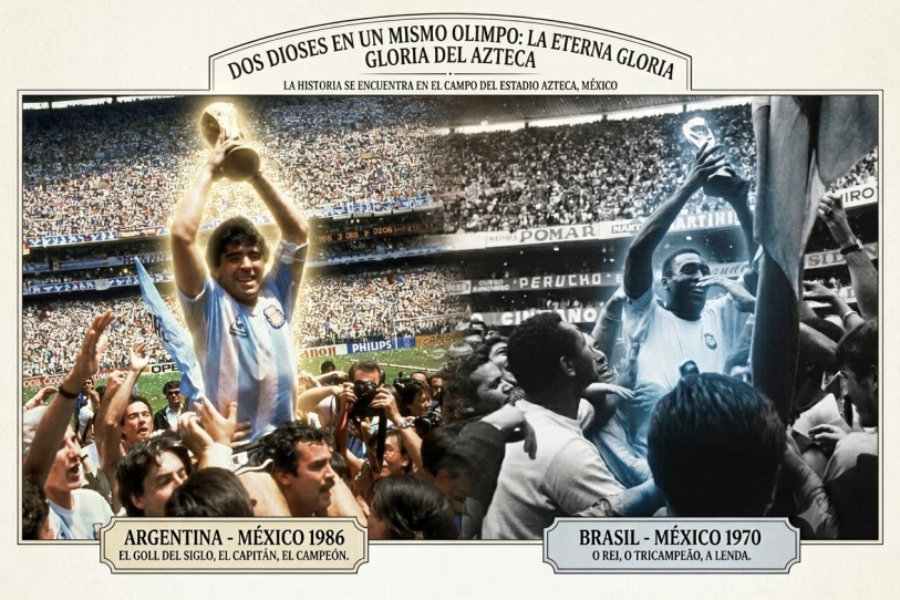 Pelé y Maradona serán homenajeados en el Mundial