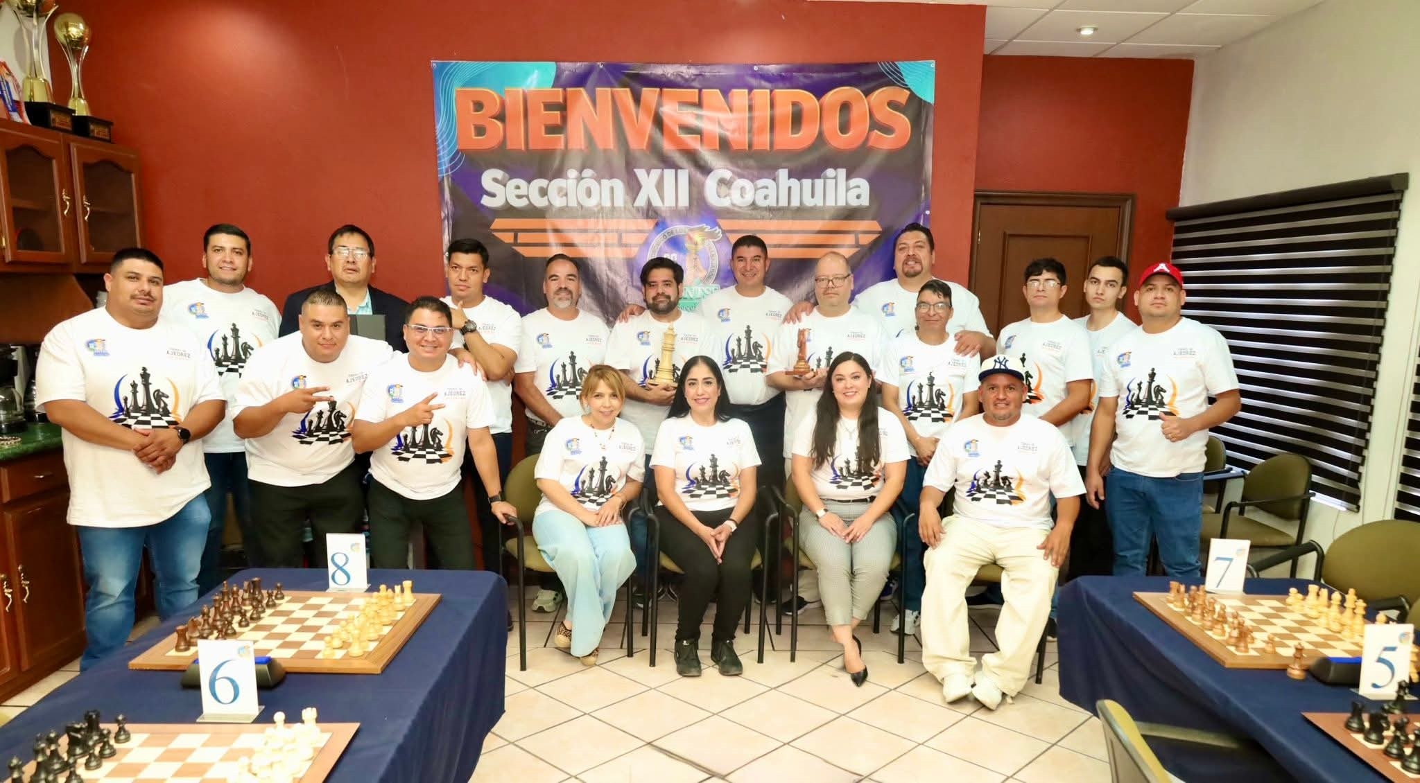 Con éxito se realiza el Torneo Estatal de Ajedrez 2026 del SNTSS Sección XII Coahuila