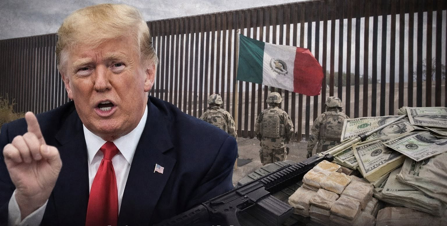 Trump advierte combate a cárteles por tierra en la frontera con México