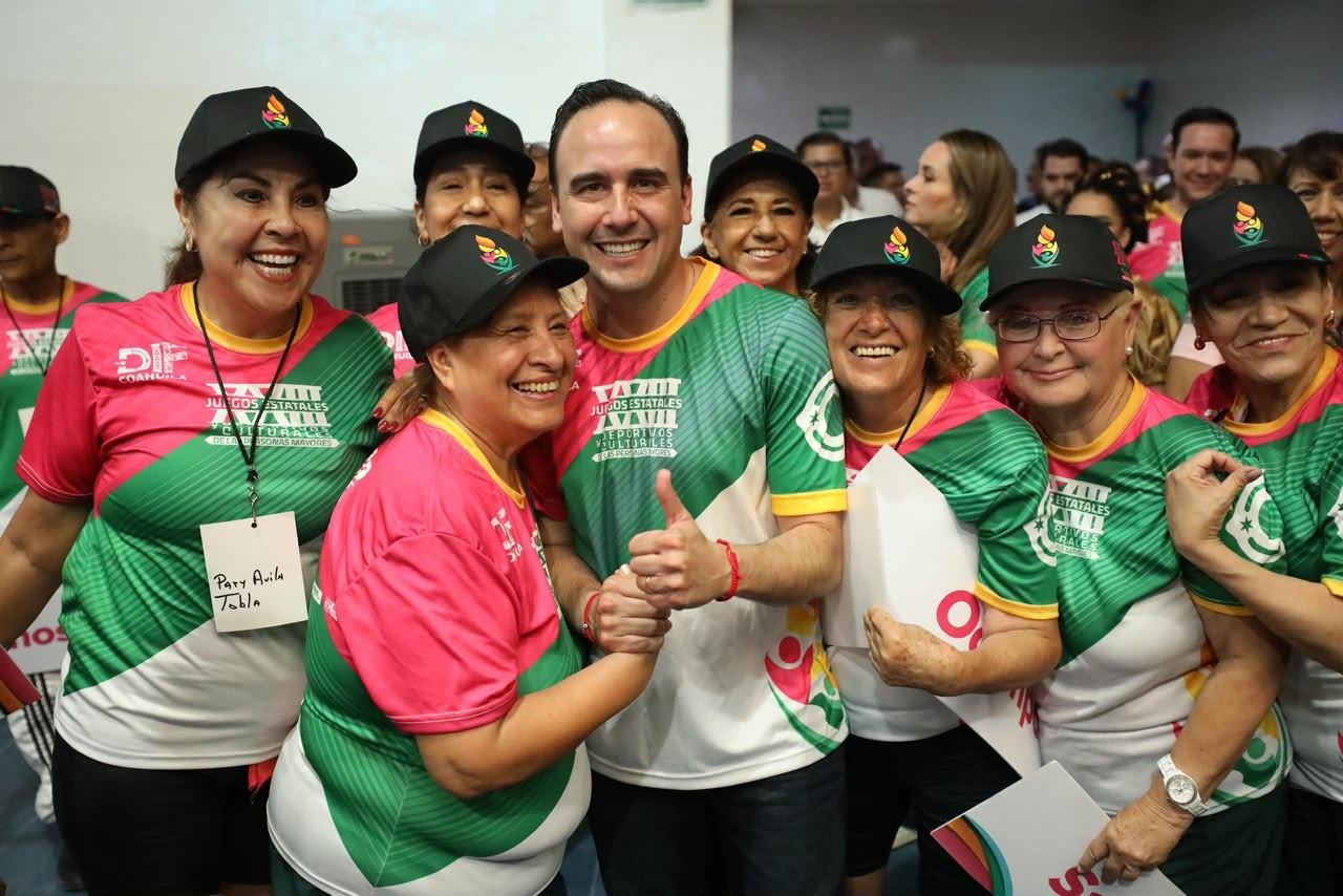 INAUGURA MANOLO  LOS XXIII JUEGOS ESTATALES DEPORTIVOS Y CULTURALES DE LAS PERSONAS ADULTAS MAYORES
