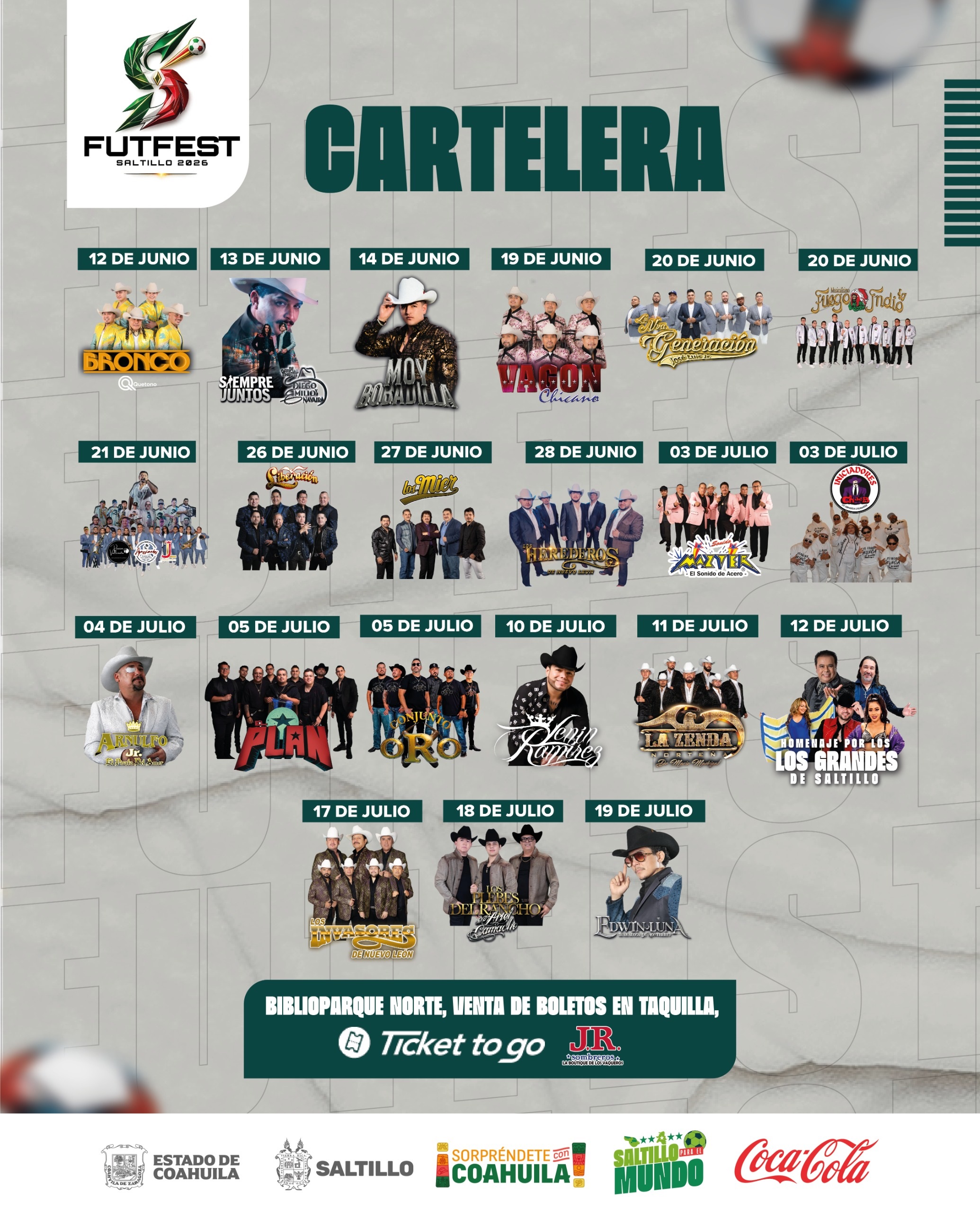 El jueves inicia el FUTFEST con la inauguración y el México contra Sudáfrica