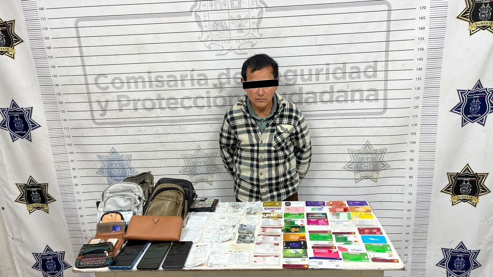 Detiene Comisaría a carterista de adultos mayores vinculado a robos en 12 municipios y 7 estados