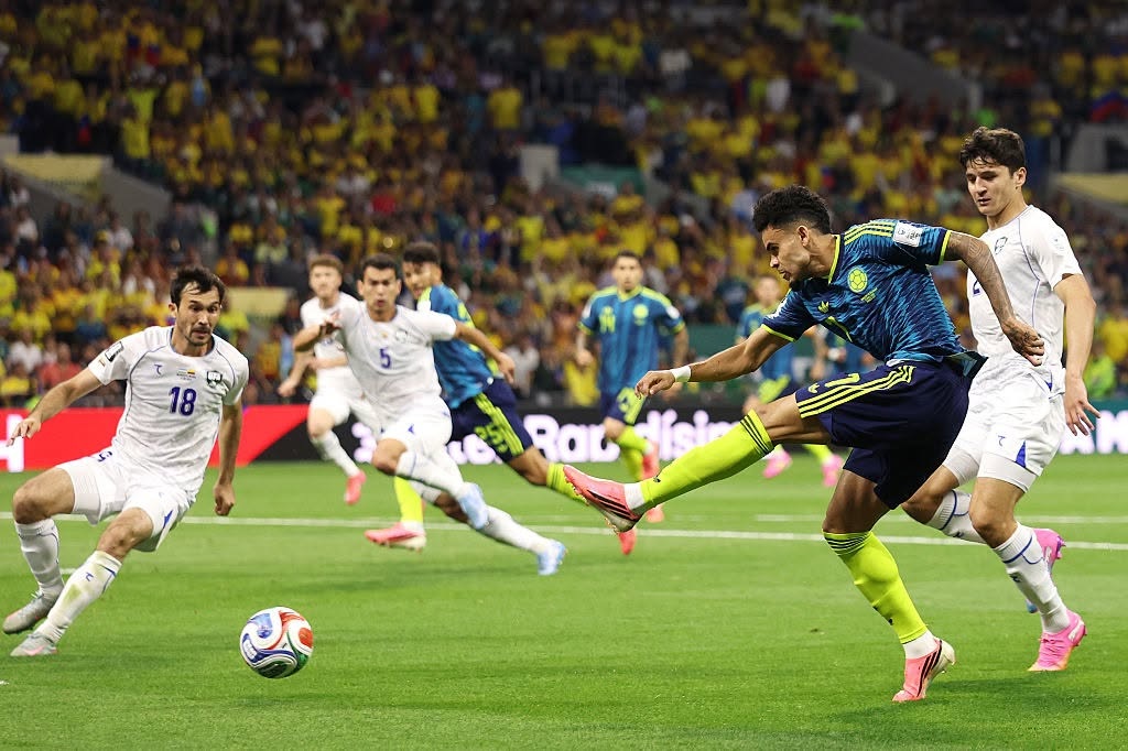Colombia vence a Uzbekistán y toma el liderato del Grupo K